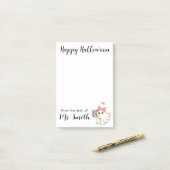 Ghostly Grace — A Soft Haunting Personalized Post-it® Notes (Op bureau)