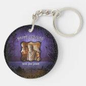 Ghostly Graveyard Cruise Acryl Sleutelhanger (Achterkant)