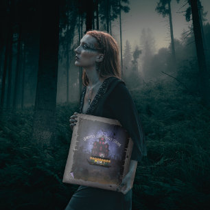 Ghostly Graveyard Cruise Canvas tas