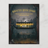 Ghostly Graveyard Cruise Feestdagenkaart (Voorkant)