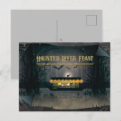 Ghostly Graveyard Cruise Feestdagenkaart (Voorkant / Achterkant)