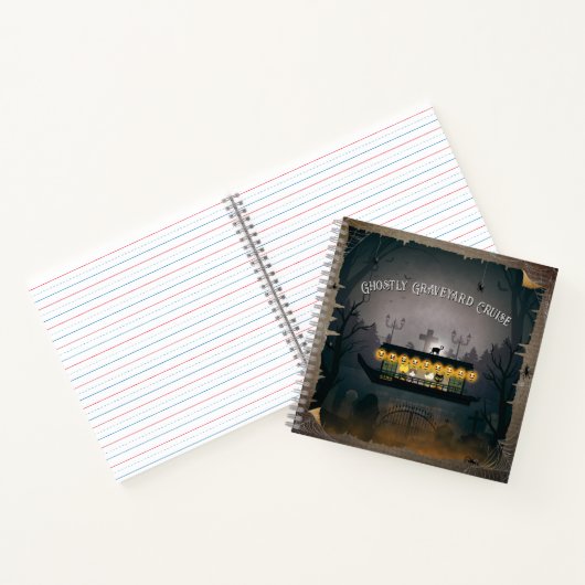 Ghostly Graveyard Cruise Notitieboek (Binnen)