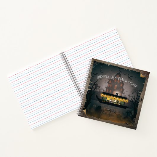 Ghostly Graveyard Cruise Notitieboek (Binnen)