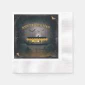 Ghostly Graveyard Cruise Paper Servet (Voorkant)