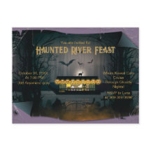 Ghostly Graveyard Cruise Uitnodiging