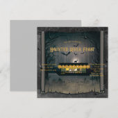 Ghostly Graveyard Cruise Uitnodiging (Voorkant / Achterkant)