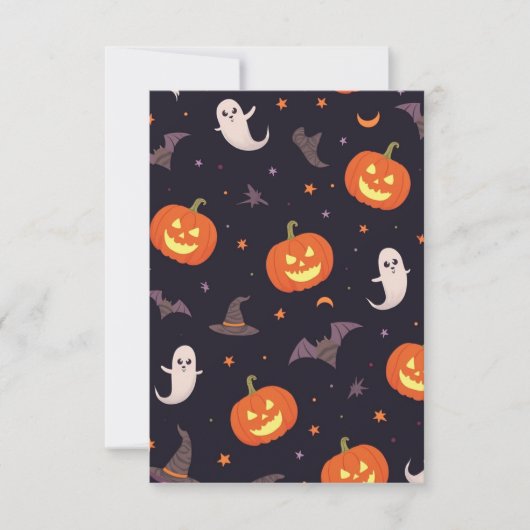 Ghostly Greetings: Bewitched Stationery Set Bedankkaart (Voorkant)