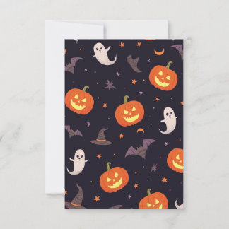Ghostly Greetings: Bewitched Stationery Set Bedankkaart