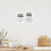 Ghostly Greetings Een Boo-It-Forward Halloween-spe Poster (Keuken)