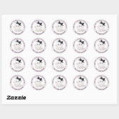 Ghostly Greetings Envelope Seal Ronde Sticker (Vel)