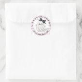 Ghostly Greetings Envelope Seal Ronde Sticker (Tas)