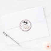 Ghostly Greetings Envelope Seal Ronde Sticker (Envelop)