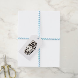 Ghostly Greetings Typografie Halloween Cadeaulabel