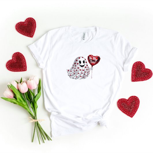 Ghostly Heart T-shirt Romantisch Valentijn's Desig