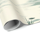 Ghostly Pond Spring Wrapping Paper Cadeaupapier (Rol Hoek)