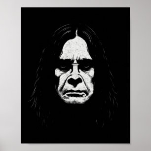 Ghostly Rock N Roller Legend Halloween Icon Face A Poster