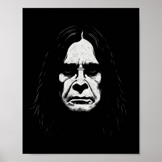 Ghostly Rock N Roller Legend Halloween Icon Face A Poster (Voorkant)