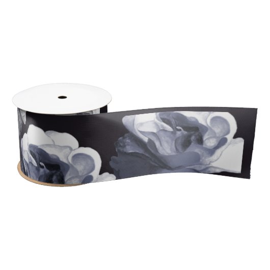 Ghostly Rose Gothic Satijnen Lint (Spoel)