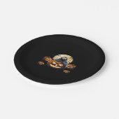 Ghostly Sloth's Midnight Haunt Classic T-shirt Papieren Bordje (Gekanteld)