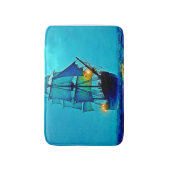 Ghostly Tall Ship Zee Voyage Design Badmat (Voorkant Verticaal)