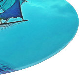 Ghostly Tall Ship Zee Voyage Design Snijplank (Hoek)