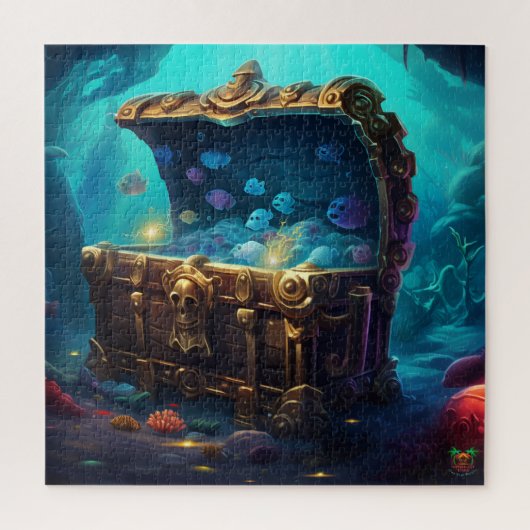 🐙Ghostly Treasure Dive Legpuzzel (Verticaal)