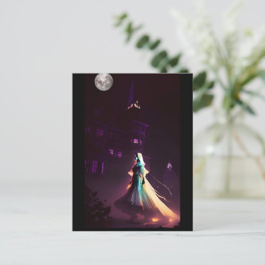 Ghostly Vision Briefkaart (Staand voorkant)