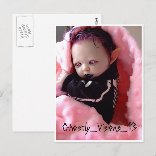 Ghostly_Visions_13 Briefkaart (Voorkant / Achterkant)