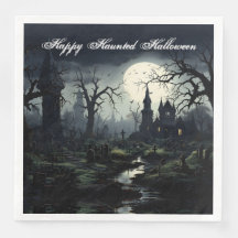 Ghostly Witches Manor Halloween