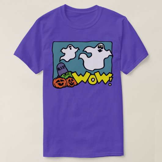 Ghostly Wow TShirt 1 (Design voorkant)