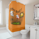 Ghosts Ahead Douchegordijn (In situ)