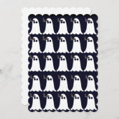 Ghosts and Bats Halloween Kaart (Voorkant / Achterkant)