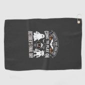 Ghosts and Goblins Halloween Oktober Laatste Dag_1 Golfhanddoek (Horizontaal)