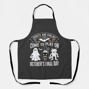Ghosts and Goblins Halloween Oktober Laatste Dag_1 Schort