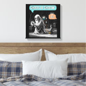 Ghosts Be Ghostin’ LOL Canvas Afdruk (Insitu (Slaapkamer))