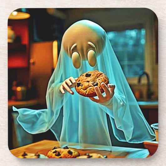 Ghost's Craving voor Cookies Bier Onderzetter (Voorkant)