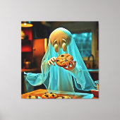 Ghost's Craving voor Cookies Canvas Afdruk (Voorkant)