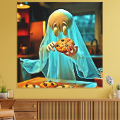 Ghost's Craving voor Cookies Canvas Afdruk (Insitu (Woonkamer))