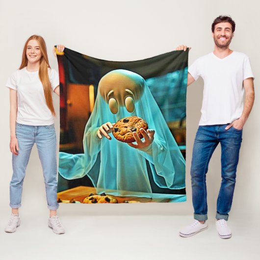Ghost's Craving voor Cookies Fleece Deken (In situ)