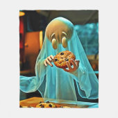 Ghost's Craving voor Cookies Fleece Deken (Voorkant)