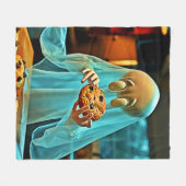 Ghost's Craving voor Cookies Fleece Deken (Voorkant (Horizontaal))