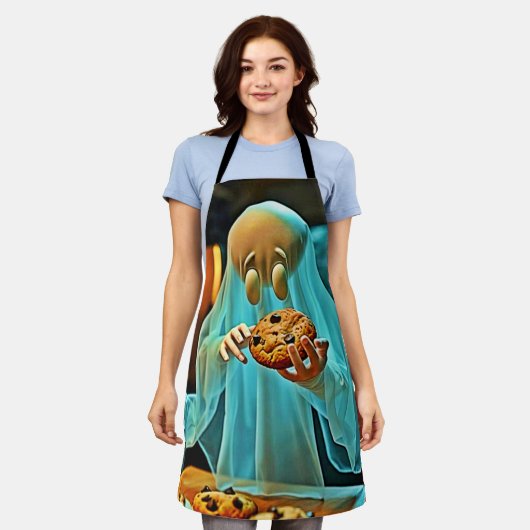 Ghost's Craving voor Cookies Schort (Gedragen)