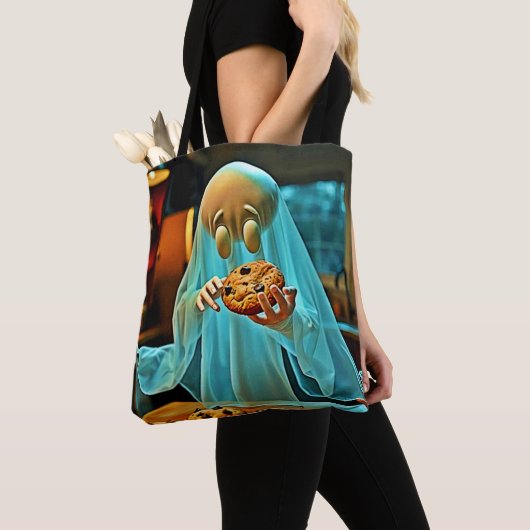 Ghost's Craving voor Cookies Tote Bag (Dichtbij)