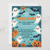 Ghosts Drie Geestelijke Boo-Dag Halloween Verjaard Kaart (Voorkant)