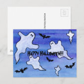Ghosts en vleermuizen briefkaart (Voorkant / Achterkant)