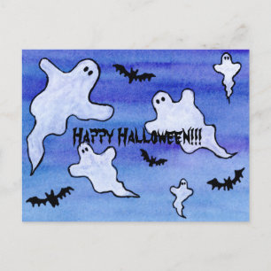 Ghosts en vleermuizen briefkaart
