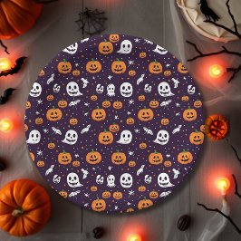 Ghosts, Ghouls & Pompoenen Halloween Feest Papieren Bordje