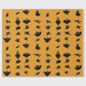 Ghosts Halloween-opvulpapier Cadeaupapier (Vlak)