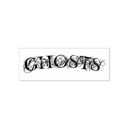 " GHOSTS " Halloween zelf inkt stempel
