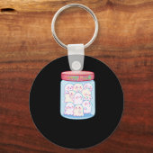 Ghosts Happy Pills Sticker Sleutelhanger (Voorkant)